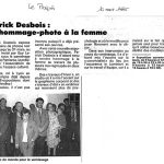 Article de journal photo de Femme erotique a lyon
